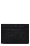 Radley Cookie Cutter Leather Card Case In Black