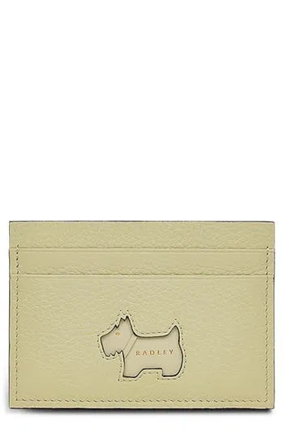 Radley Cookie Cutter Leather Card Case In Neutral