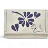 Radley Cut Out Floral Medium Flapover Wallet In Neutral