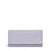 Radley Face To Face - Check Large Flapover Wallet In Purple