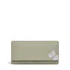 Radley Face To Face - Check Large Flapover Wallet In Gray