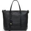 Radley Farringdon Medium Leather Tote Bag In Black