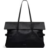 Radley Fleet Street Medium Flapover Shoulder Bag In Black
