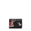 Radley Fleeting Fox Medium Flapover Wallet In Black