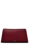 Radley Glasshouse Croc Embossed Clutch In Red