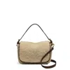 Radley Grafton Street - Shearling Small Flapover Crossbody Bag In White