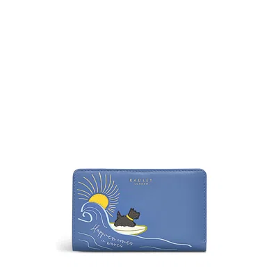 RADLEY HAPPINESS COMES IN WAVES MEDIUM BIFOLD WALLET