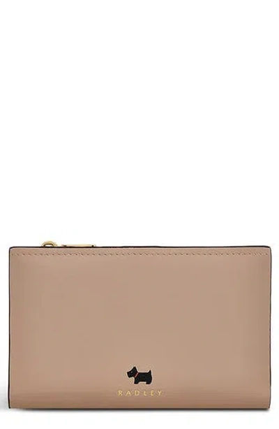Radley Heartland Leather Bifold Wallet In Brown