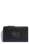 Radley Heritage Dog Outline Medium Bifold Wallet In Black