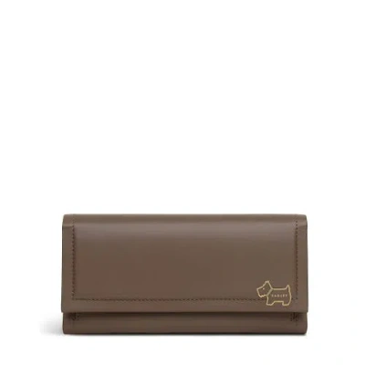 Radley London Radley Heritage Lane Large Flapover Wallet In Brown