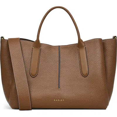 Radley Hillgate Place Leather Satchel In Saddle