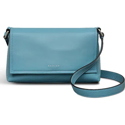 Radley Holmes Avenue Mini Flapover Crossbody Bag In Blue