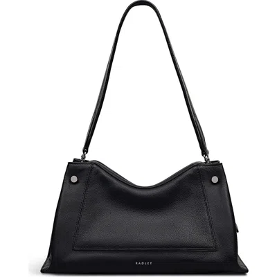 Radley Hope Gardens Medium Ziptop Shoulder Bag In Black