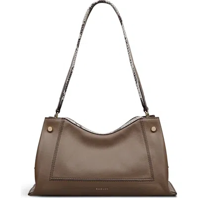 Radley Hope Gardens Medium Ziptop Shoulder Bag In Brown