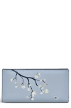 Radley In Bloom Large Leather Bifold Wallet In Blue