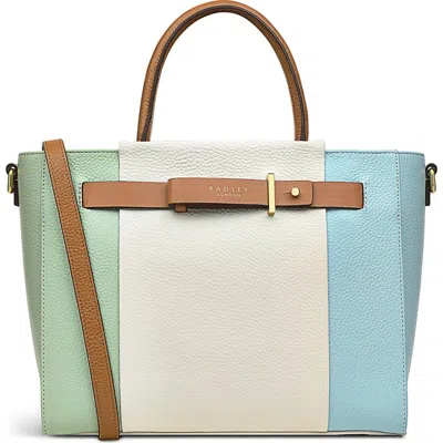 Radley Islington Way Colorblock Medium Tote Bag In Chalk