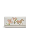 Radley Kentucky Derby Ss25 Large Flapover Wallet In Chalk