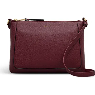 Radley Kew Way Small Ziptop Crossbody Bag In Burgundy
