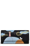 Radley Large Lighthouse Flapover Wallet In Black