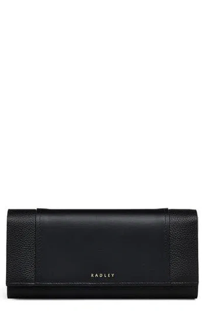 Radley Large Regents Row Flapover Wallet In Black