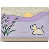 Radley Lavender Fields Medium Flapover Wallet In Gray