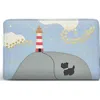 Radley Lighthouse Bifold Wallet In Blue