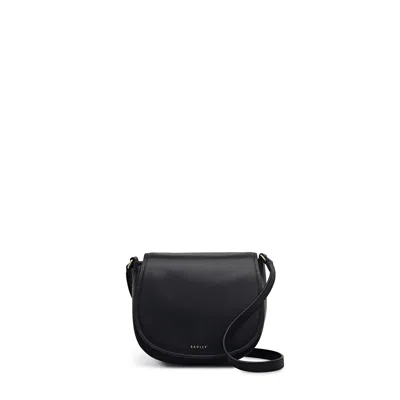 Radley Liverpool Gardens Medium Flapover Crossbody Bag In Black
