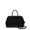 Radley Liverpool Street - Faux Croc Medium Ziptop Satchel Bag In Black