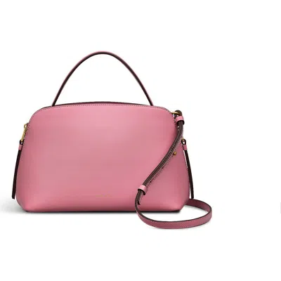 Radley Liverpool Street Small Open Top Satchel Bag In Sienna Pink