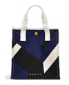Radley London Abstract Geo Small Open Top Tote In Evenfall