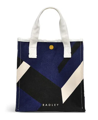 Radley London Abstract Geo Small Open Top Tote In Evenfall
