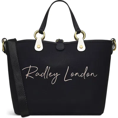 Radley London Addison Gardens Recycled Polyester Tote Bag In Black