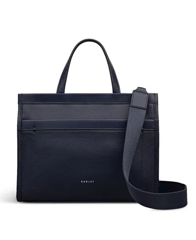 Radley London Alba Place Medium Zip Top Grab Bag In Black