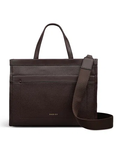 Radley London Alba Place Medium Zip Top Grab Bag In Brown