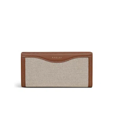Radley London Albany Avenue Canvas Bifold Wallet In Brown