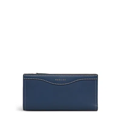 Radley London Albany Avenue Large Bifold Wallet In Blue