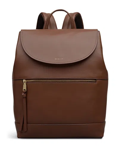 Radley London Albion Street Small Zip Top Backpack In Brown