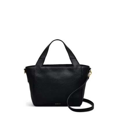 Radley London Alpha Road Medium Open Top Satchel Bag In Black