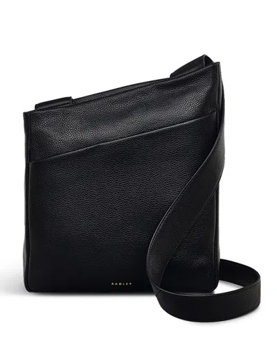 Radley London Alpha Road Small Zip Top Crossbody Bag In Black