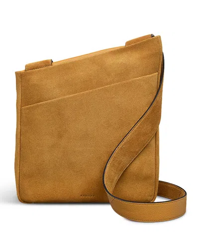 Radley London Alpha Road Suede Small Zip Top Crossbody Bag In Brown