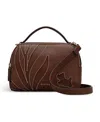 Radley London Among The Trees Mini Zip Top Crossbody Bag In Brown