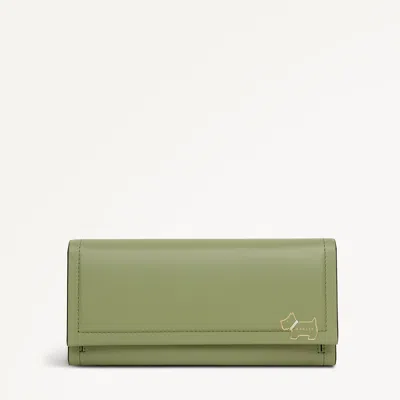 Radley London Apple Large Flapover Wallet In Green