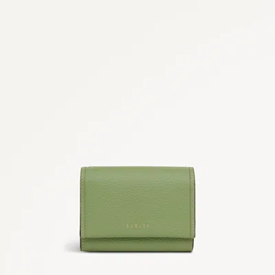 Radley London Apple Medium Flapover Purse In Green