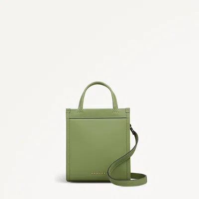 Radley London Apple Mini Ziptop Cross Body Bag In Green