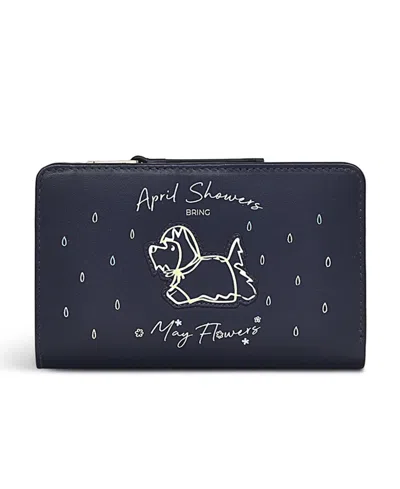 Radley London April Showers Medium Bifold Wallet In Ink