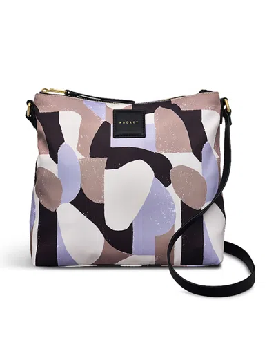 Radley London Argyll Street Geo Responsible Medium Ziptop Crossbody Bag In Thistle