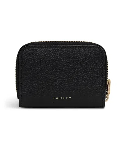Radley London Authentic Medium Leather Zip Around Wallet In Black