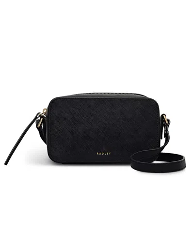 Radley London Beech Row Mini Zip Around Crossbody Bag In Black