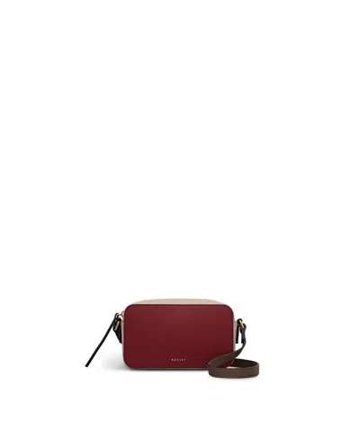 Radley London Beech Row Mini Zip Around Crossbody Bag In Red