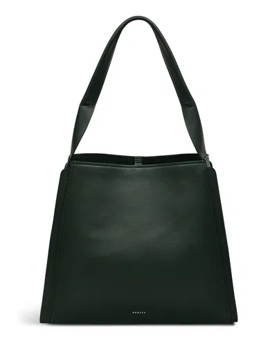 Radley London Belgrave Open Top Shoulder Bag In Racing Green
